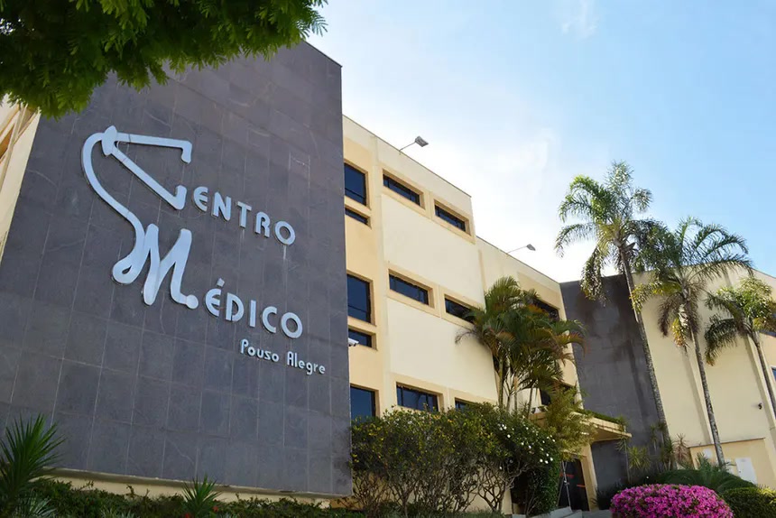 Fachada do Centro Médico de Pouso Alegre